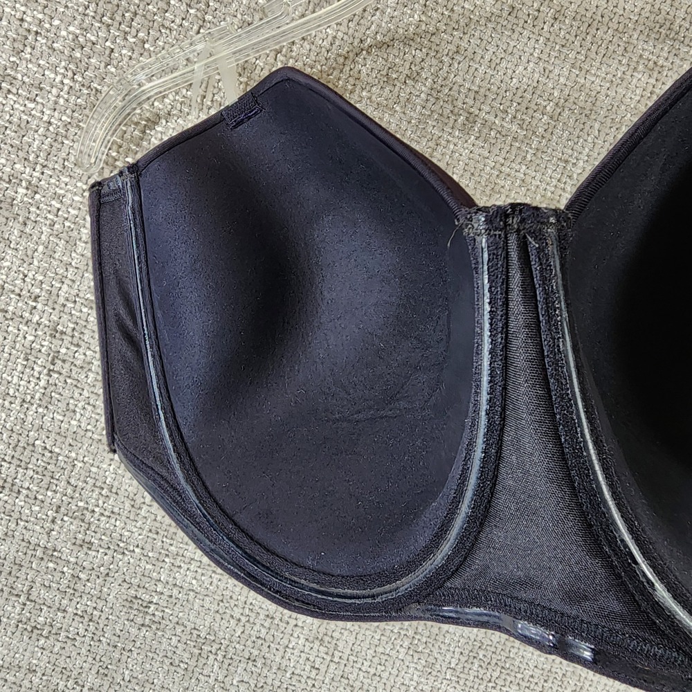 Vanity Fair Beauty Back Strapless Bra Style 74380 Womens 34H Midnight Black NWT - Picture 7 of 11